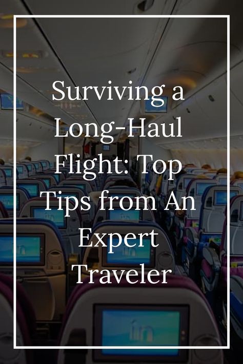 Travel tips and tricks for surviving a long-haul flight on your next trip. Expert tips for your next long haul flight and avoid jet lag. Tips For Long Flights Travel Hacks, International Travel Tips Long Flights, What To Take On A Long Flight, Things To Do On Long Flights, Long Flights Essentials, What To Bring On A Long Flight, Long Airplane Rides Tips, What To Do On A Long Flight, Jet Lag Tips