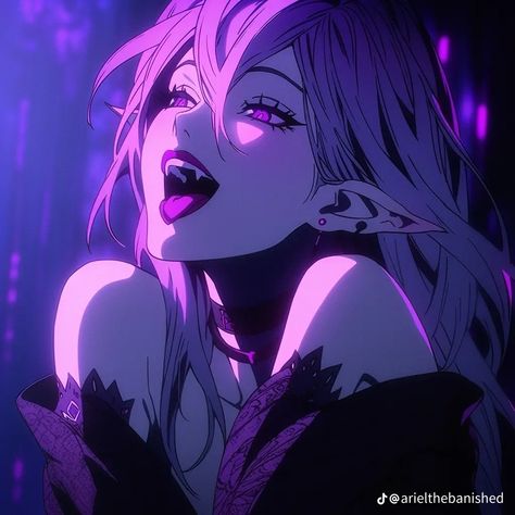 Bijoux Piercing Septum, Pfp Discord, Cyberpunk Anime, Dark Purple Aesthetic, Gothic Fantasy Art, Digital Art Anime, Cute Profile Pictures, Purple Aesthetic, Dark Anime