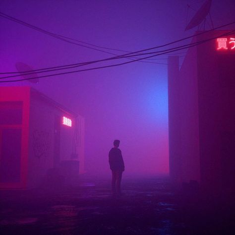 Street At Night, Neon Noir, Arte 8 Bits, New Retro Wave, Cyberpunk Aesthetic, Vaporwave Aesthetic, Neon Aesthetic, Purple Walls, Ohio Usa