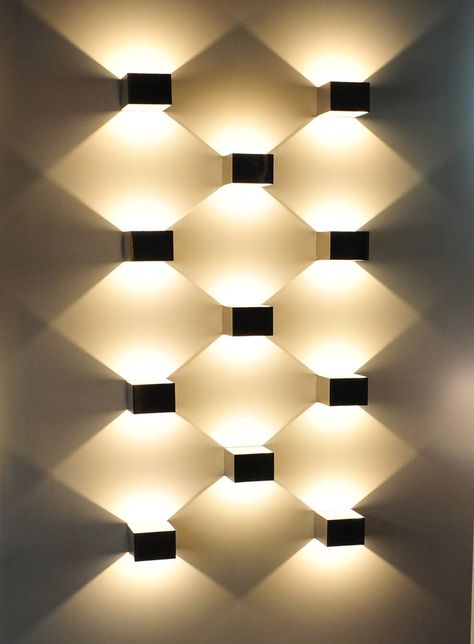 Home Lighting Design, Wall Lamp Design, Wall Lighting Design, Unique Lighting, Exterior Lighting, Design Case, Interior Walls, 인테리어 디자인, Contemporary Interior