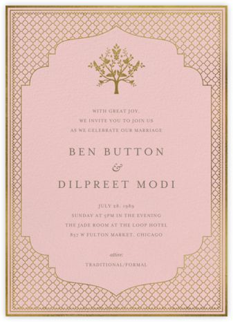 Aesthetic Wedding Invitations, Pink And Gold Invitations, Indian Wedding Invitation Cards, Aesthetic Wedding, Indian Wedding Cards, Anita Dongre, Wedding Invitation Card Design, Digital Wedding Invitations, Paperless Post