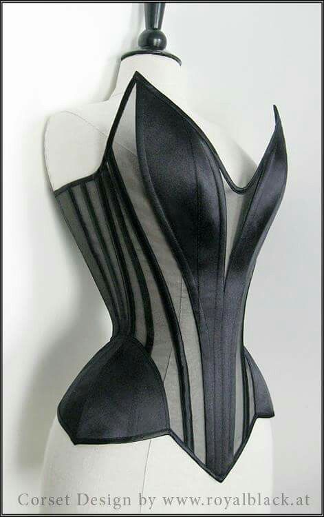 Corset  Design by www.royalblack.at Cosplay Guy, Cheap Cosplay, Corset Fashion Outfits, Corset Costumes, Corset Pattern, Dress Sets, Corset Fashion, Overbust Corset, Corsets And Bustiers