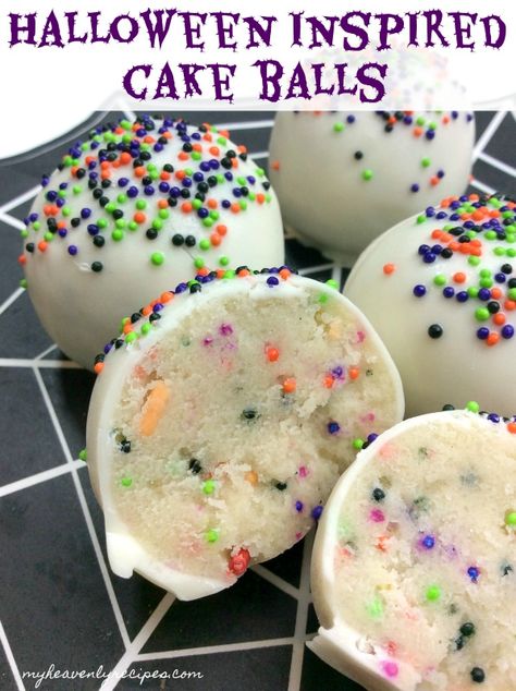 Halloween Cakes For Kids, Halloween Cake Balls, Halloween Backen, Cakes For Kids, Halloween Deserts, Cake Ball Recipes, Halloween Cake Pops, Halloween Menu, Halloween Food Desserts