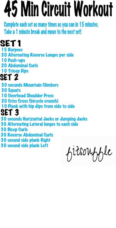 45 minute Circuit Workout. 3 sets of 15 minutes each and youre done! — FITSOUFFLE: Peter Attia Workout, F45 Workout At Home, 45 Minute Workout Home, F45 Workout, 45 Minute Workout, Workout Fun, Tabata Workouts, Boot Camp Workout, Hiit Workouts