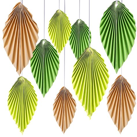 PRICES MAY VARY. 💚BEAUTIFUL COLOUR - The paper Leaves Decorations set comes in 3 bright colors including 3pcs 7.87inch paper Leaves , 3pcs 9.84inch paper Leaves , 3pcs 11.81inch paper Leaves. The hanging paper Leaves will create a classic and premium party atmosphere, it is created to be an outstanding addition to your party decorations. 💚PERFECT DECORATION - Paper Leaves are suitable for children's DIY activities, bachelorette party, graduation party, masquerade party, retirement party also s Paper Ball Arch, Forest Decorations Party, Earthy Decorations, Fake Grass Decor, Garden Theme Classroom, Forest Decorations, Enchanted Forest Birthday Party, Enchanted Forest Decorations, Leaves Wall Decor