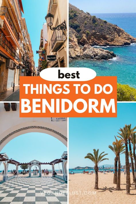 Ready for an unforgettable trip to Benidorm? This blog post highlights the top things to do in Benidorm, Spain, from beautiful Costa Blanca beaches to lively nightlife. Explore hidden treasures, major attractions, and get tips for maximizing your stay in this Mediterranean paradise. Whether you seek relaxation or adventure, Benidorm offers something for everyone. Benidorm Nightlife, Benidorm Spain, Spain Travel Guide, Basque Country, Benidorm, Water Skiing, New Town, Coastal Towns, Andalusia