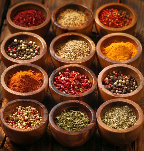 Spices are ingredients that enhance the flavor and aroma of food. Derived from different parts of plants such as seeds, bark, roots, and fruits, spices add depth and complexity to dishes. used for centuries in various cuisines. Spices have multiple purposes in cooking. offer health benefits. Common spices, like cinnamon, turmeric, cumin, paprika, cloves, cardamom, black pepper, chili pepper, ginger, and mustard seed, each have a unique flavor profile and can be used in different ways. Korean Spices, Chili Board, Spice Plants, Food Gifts For Men, Dried Spices, Diy Food Gifts, Herbs Spices, Fall Spices, Chili Flakes