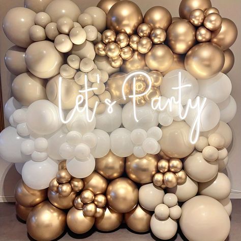 Faster shipping. Better service Beige Balloon Garland, Diy Balloon Arch, Balloon Arch Kit, Balloon Garland Diy, 13 November, Garland Diy, Diy Balloon, Garland Arch, Golden Birthday