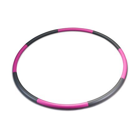 Weighted Hula Hoop, Weighted Hula Hoops, Hula Hoops, Exercise Routine, Hula Hoop, Home Gym, Pink Gray, Pink Grey, Workout Routine