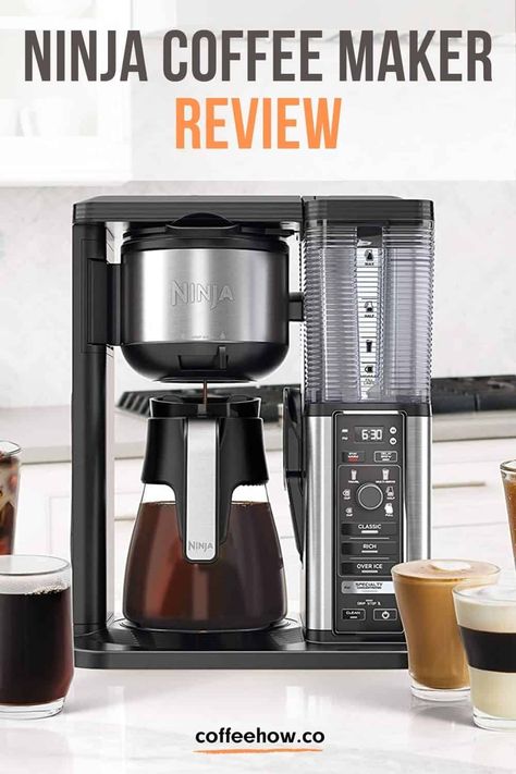 Best Ninja Coffee Maker Models Reviewed and Explained in 2022 Ninja Coffee Maker, Kitchen 2022, Stainless Steel Coffee Maker, Ninja Coffee Bar, Ninja Kitchen, Coffee Tips, Iced Coffee Maker, Coffee Percolator, Ninja Coffee