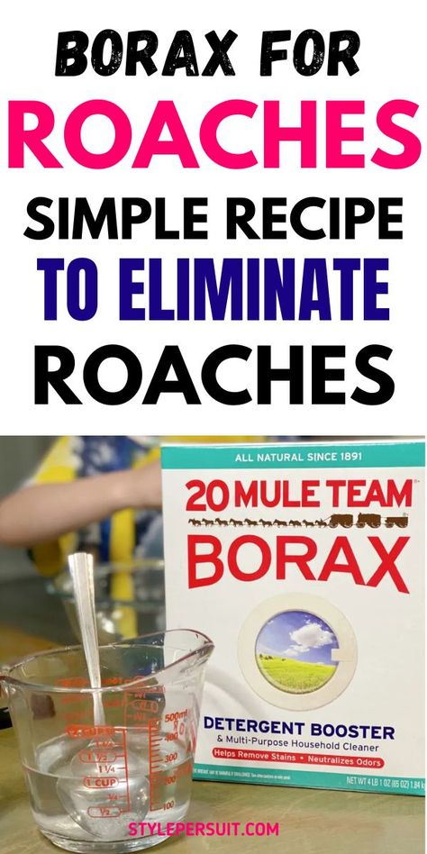 Roaches are one of the most persistent pests to deal with, and if you’re tired of seeing them crawling around your home, borax can be your secret weapon. Borax, a natural mineral, is not only effective but also a safer alternative to chemical-laden insecticides. This DIY roach killer recipe is both budget-friendly and incredibly simple to make. With just a few common ingredients, you can create a powerful solution that will have those pesky roaches gone for good. Natural Remedies For Roaches, Diy Roach Repellent, Home Remedy For Roaches, Natural Way To Get Rid Of Roaches, How To Get Rid Of German Roaches, Natural Ways To Get Rid Of Roaches, Borax For Roaches, How To Get Rid Of Roaches In The House, Boric Acid For Roaches