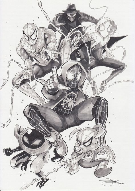 ArtStation - Into the Spider-Verse, Jennifer Teh Spiderman Across The Spider Verse Drawing Sketch, Spider Man Across The Spider Verse Sketch, Spider Man Into The Spiderverse Sketch, Spider Man Across The Spider Verse Drawing, Spiderman Across The Spider Verse Sketch, Into The Spiderverse Sketch, Spiderman Across The Spider Verse Drawing, Spider Verse Sketch, Across The Spider Verse Drawing