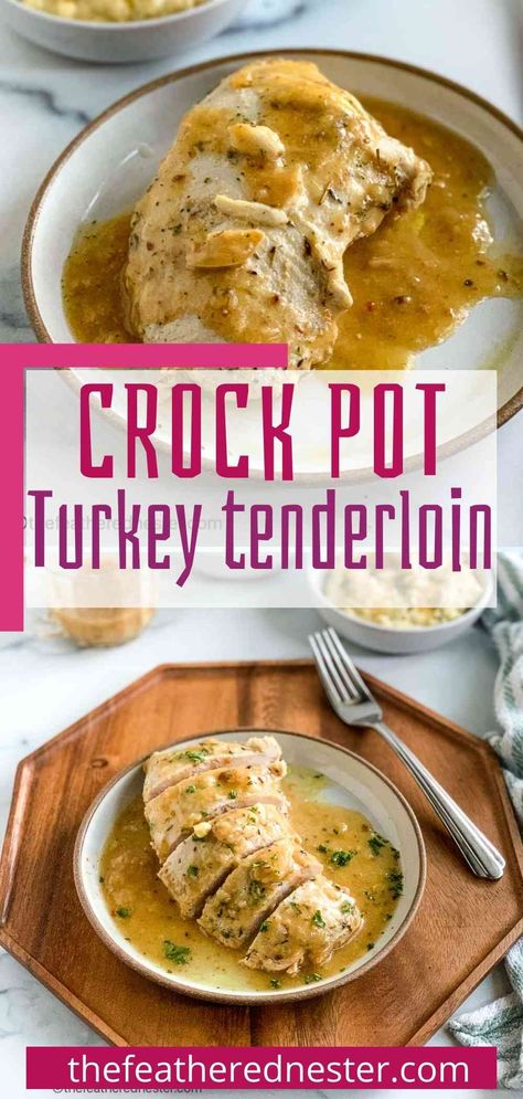 Turkey Tenderloin Recipes Oven Crock Pot, Turkey Tenderloin Slow Cooker, Sheet Pan Turkey Tenderloin, Crock Pot Turkey Recipes, Cooking A Turkey In A Crock Pot, Turkey Tender Loin Recipes, Turkey Tender Recipes, Crock Pot Turkey Tenderloin Recipes, Turkey Tenderloins In Crockpot