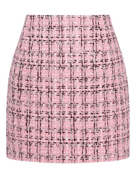 Business Casual Outfits Winter, Skirt Bodycon, Bodycon Pencil Skirt, Kawaii Clothing, Bodycon Midi Skirt, Winter Plaid, Pink Tweed, Wool Mini Skirt, Tweed Mini Skirt