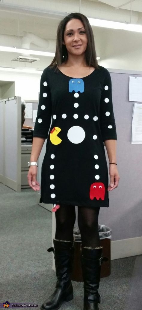 Ms. Pacman Game - Halloween Costume Contest via @costume_works Costumes Faciles, Ms Pacman, Pacman Game, Adult Women Halloween Costumes, Meme Costume, Soirée Halloween, Kostuum Halloween, Halloween Fest, Costume Works