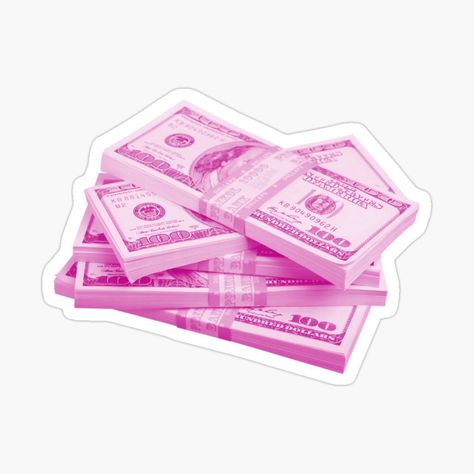 Money Stickers Aesthetic, Baddie Aesthetic Stickers, Stickers For Wallpaper, Pink Y2k Stickers, Money Pink Aesthetic, Money Icon Pink, Pink Money Aesthetic, Sales Aesthetic, Cool Stickers For Laptop