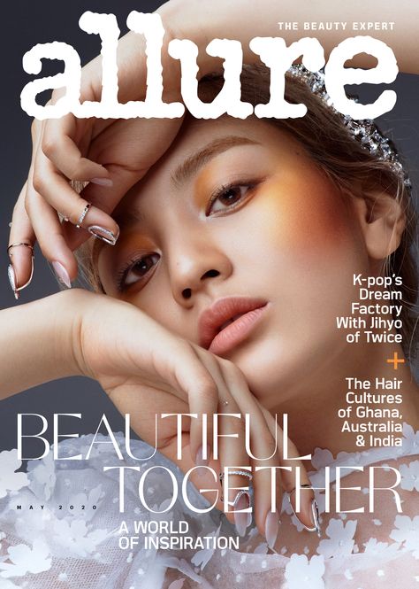 At 23, she's already been part of the K-Pop world for over a decade. Jihyo shares the triumphs and challenges that come with a life of idoldom. See Allure's May 2020 cover story on Jihyo now. Allure Magazine Cover, Allure Magazine, Allure Beauty, Mnet Asian Music Awards, Twice Jihyo, Vogue Covers, K Pop Star, Beauty Magazine, Beauty Expert