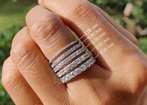 Micro Pave Wedding Band, Mothers Ring Stackable, Eternity Band Stack, Pave Wedding Band, Music Rings, Open Cuff Ring, Pave Wedding Rings, Pave Wedding Bands, Honey Wedding