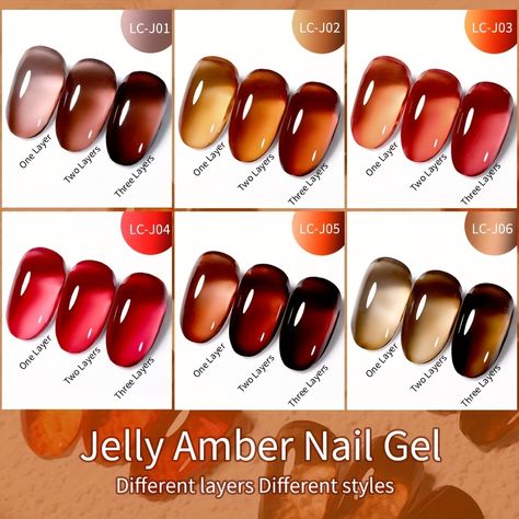 Faster shipping. Better service Amber Nail, Nail Polish Brown, Nail Art Gel, Nail Patterns, Silicone Rings, Womens Nails, Zodiac Necklaces, Name Jewelry, Uv Lamp