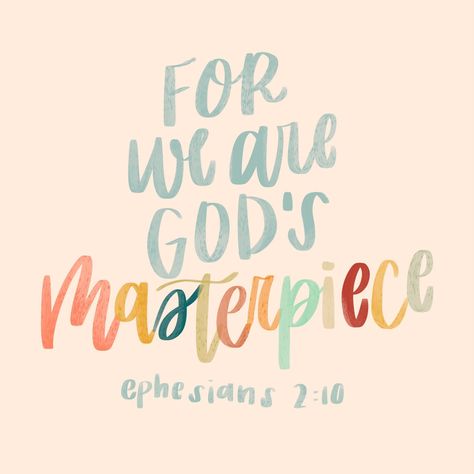 You are God’s masterpiece! 🎨 #digitalart #lettering #calligraphy #godlovesyou You Are God’s Masterpiece, Gods Masterpiece Quotes, You Are Gods Masterpiece, Gods Masterpiece, Projects School, Phone Widgets, Bible Quotes Images, Womens Retreat, Favorite Scriptures