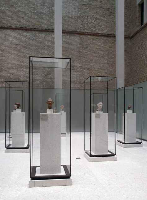 Michele De Lucchi · Exhibition and graphic design of the Neues Museum Kolumba Museum, Museum Display Cases, Berlin Architecture, Vitrine Design, Museum Logo, Museum Lighting, Museum Interior, Museum Exhibition Design, Jewelry Store Design