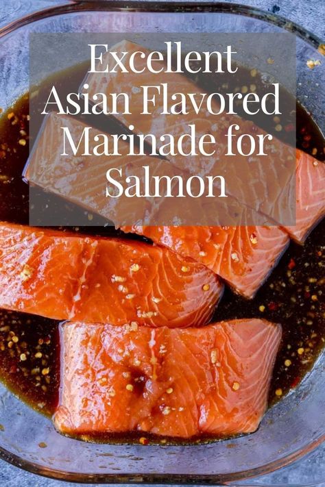 Whole Salmon Filet, Marinade For Salmon, Honey Marinade, Salmon Marinade Recipes, Asian Marinade, Asian Salmon, Fish Marinade, Dinners Healthy, Salmon Filets