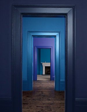 Simple Interior, Blue Space, 아파트 인테리어, Blue Rooms, Blue Interior, Blue Walls, Color Stories, Colour Schemes, Classic Blue