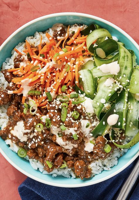 Ground Beef Bulgogi Recipe, Beef Rice Bowl Recipe, Hello Fresh Dinners, Beef Bulgogi Recipe, Bulgogi Recipe, Hello Fresh Recipes, Rice Bowls Recipes, Bulgogi Beef, Eat Beef