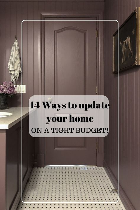 14 Home Improvement Projects You Can Do on a Budget Home Reno Ideas On A Budget, Diy Bedroom Updates On A Budget, Quick Home Updates, Cheap Home Updates, Easy Ways To Upgrade Your Home, Updates To Builder Grade Home, Cheap Ways To Make House Look Expensive, Inexpensive Home Improvement, Low Budget Renovation