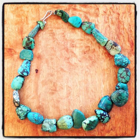 Antique Tibetan turquoise beads from Tibet and Bhutan from therareandbeautiful collection Ancient Beads, Tibetan Turquoise, Bhutan, Turquoise Beads, Tibet, Turquoise Necklace, Old Things, Turquoise, Beads