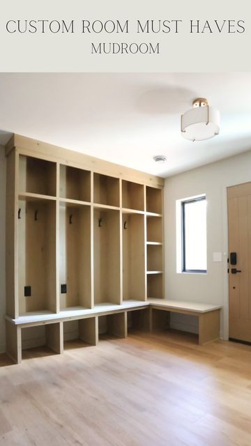 Mudroom Storage Cubbies, Mudroom Lockers With Drop Zone, Mudroom With Fireplace, Mudroom Bench And Cubbies, Mudroom Wood Storage, Lockers In Entryway, Entryway Bench And Storage Ideas, Wood Locker Ideas, Mudroom Ideas With Lockers