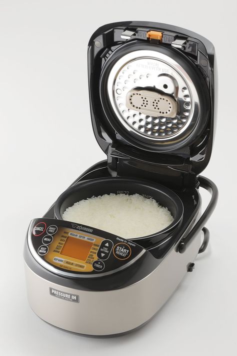 Introducing... our top-of-the-line Pressure Induction Heating Rice Cooker & Warmer NP-NWC10/18.  Learn more about this new product at platinumricecooker.com! Electric Rice Cooker, Spatula Holder, Steel Cut Oatmeal, 24 Hour Clock, Fluffy Rice, Perfect Rice, Rice Cookers, Induction Heating, Japanese Rice