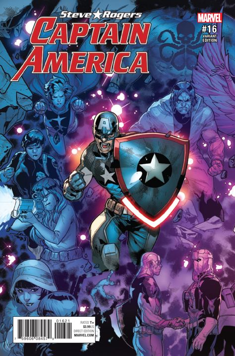 CAPTAIN AMERICA STEVE ROGERS #16 RB SILVA CONNECTING A VAR Captain America Hydra, Captain Hydra, Captain Amerika, Captin America, Secret Avengers, Captain America Art, Thor Loki, Univers Marvel, Steve Rogers Captain America