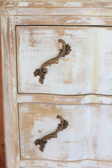 A closer look- chest of drawers covered in French Cottage Charm -      I fall for chippy painted charm again and again.    That pretty patina just pulls me in for a closer look.   And today- I am sharing a ... Courtney Allison, Cottage Charm, Simple Black Dress, Chippy Paint, French Cottage, French Country Cottage, Again And Again, Antique Dresser, Country Cottage