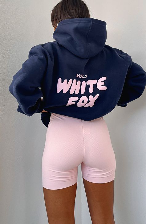 The Limited Edition Offstage Hoodie Sapphire. Head online and shop this season's latest styles at White Fox. Express delivery and AfterPay available. White Fox Hoodie, Fox Hoodie, Cute Preppy Outfits, Stil Inspiration, Mode Ootd, Tracksuit Set, Cute Everyday Outfits, White Fox, Looks Style