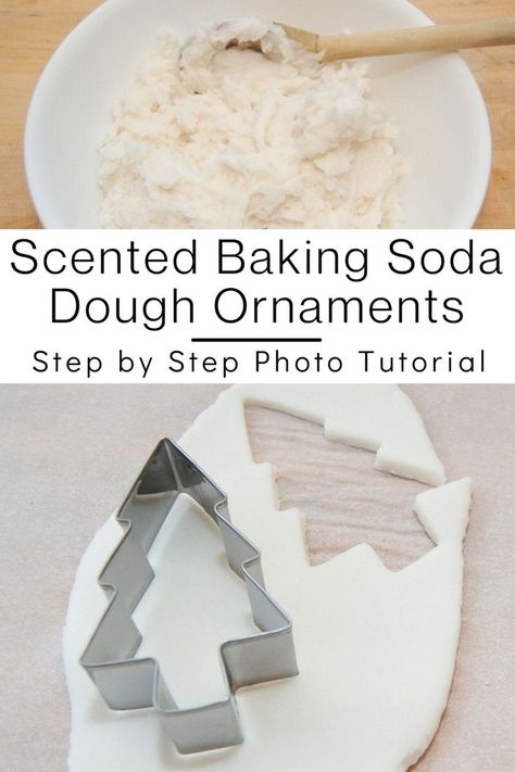 Baking Soda Ornaments, Baking Soda Dough, Dough Ornaments, Ornaments For Christmas, Homemade Dough, Ornament Tutorial, Christmas Ornaments Homemade, Holiday Baby, New Crafts