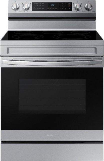 Samsung 6.3 cu. ft. Freestanding Electric Range with WiFi, No-Preheat Air Fry & Convection Stainless Steel NE63A6511SS/AA - Best Buy Samsung Electric Range, Smart Refrigerator, Kitchen Appliance Packages, Stainless Steel Oven, Range Microwave, 5 Elements, Built In Dishwasher, Appliance Packages, Stainless Steel Cleaning