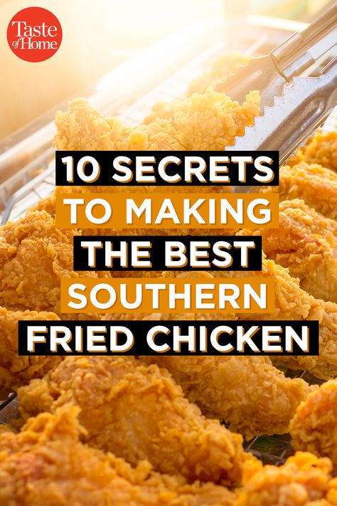 Cast Iron Fried Chicken, Best Southern Fried Chicken, Best Fried Chicken Recipe, Fried Chicken Seasoning, Fried Chicken Batter, Good Fried Chicken, Cooking Fried Chicken, Fried Chicken Dinner, Perfect Fried Chicken