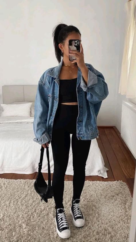 Look Legging, Mode Costume, Populaire Outfits, Looks Black, Causual Outfits, Pinterest Outfits, Casual Chic Outfit, Fashion Mistakes, Mode Inspo