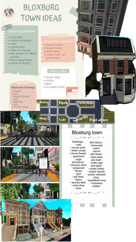 Blockburg Town, Bloxburg City Ideas, Bloxburg Food, Bloxburg Christmas, Bloxburg Layout, Bloxburg City, Bloxburg Interior, City Ideas, Luxury High Rise