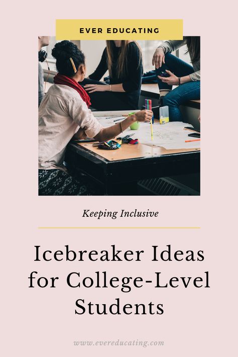 College Instructor Tips, College Orientation Ideas, College Workshop Ideas, Peer Mentoring Activities College, College Club Activities Ideas Student, Ice Breakers For College Students, Student Orientation Ideas, College Icebreakers, Student Introduction Activities