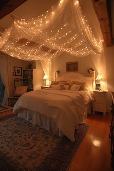 Romantic Bedroom Ideas For Couples, Romantic Bedroom Ideas, Bedroom Decor On A Budget, Whimsical Bedroom, Dream Bedroom Inspiration, Bedroom Ideas For Couples, Romantic Room, Romantic Retreat, Romantic Bedroom