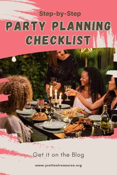 Party Planning Checklist: Best Steps For A Successful Event - Best Online Gift Store Party Planning Checklist, Event Planning Checklist, Party Plan, Planning Checklist, Online Gift, Fancy Party, Throw A Party, Menu Planning, Gift Store