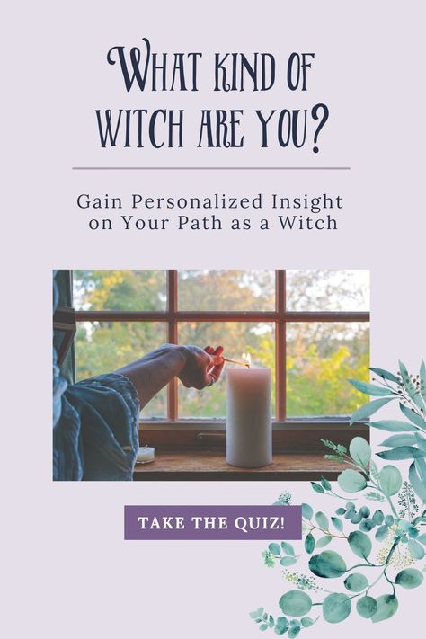 FREE Quiz! You’ve started your magickal journey, but you want to know more about your inner witch. Try my free quiz, designed to help you learn all about the type of witch you are How To Know What Type Of Witch You Are, Which Witch Are You, What Witch Are You, Different Types Of Witches Quiz, Are You A Witch, What Type Of Witch Am I, What Witch Am I, What Kind Of Witch Am I Quiz, What Type Of Witch Am I Quiz