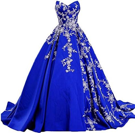 Long Ball Gown, Wedding Dresses Sweetheart Neckline, Prom Evening Dresses, Blue Ball Gowns, White Evening Dress, Sweetheart Wedding Dress, Women Corset, Shoes Heel, Fantasy Gowns