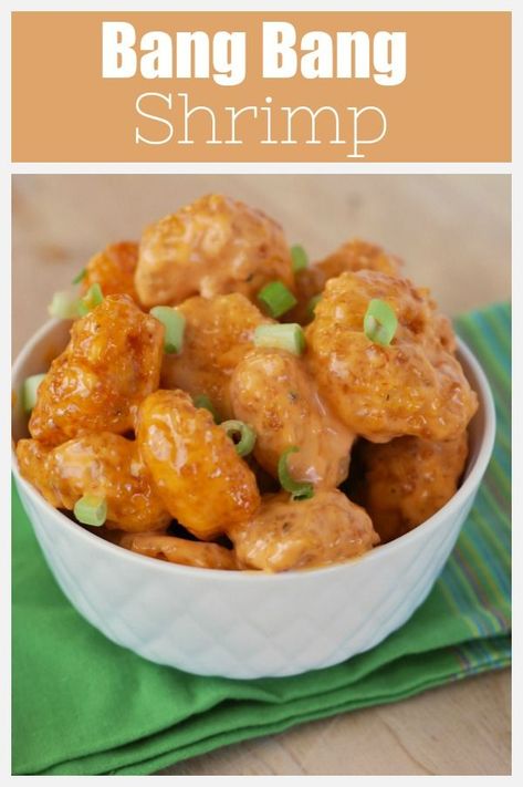 Bang Bang Shrimp Recipe, Resep Seafood, Bang Bang Shrimp, Cibo Asiatico, Crispy Shrimp, Think Food, Snacks Für Party, Bang Bang, Seafood Dishes