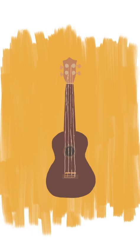 Ukulele Drawing, Ukulele Illustration, Ukulele Art, Drawing Journal, Ukelele, God's Grace, Gods Grace, Ukulele, Bass