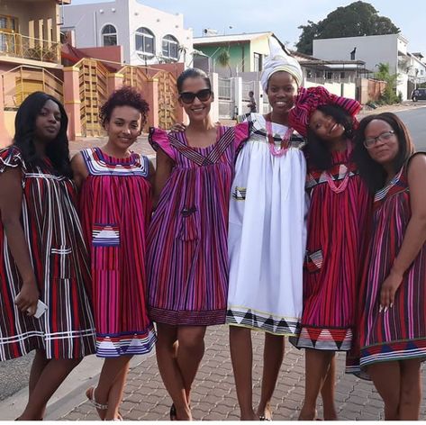 Oshiwambo Traditional Dresses, Oshiwambo Dress Designs, Oshiwambo Traditional Dresses Designs, Oshiwambo Dress, Well Dressed Women Classy, Northern Kente, Sepedi Traditional Dresses, South African Traditional Dresses, Ankara Dress Designs