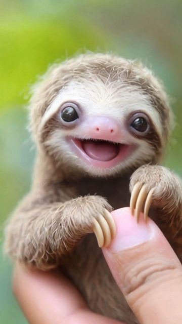 Cute Sloth Pictures, Finally Friday, Baby Sloth, Cute Sloth, Have A Wonderful Day, Cute Animal Photos, Cute Happy, Wonderful Day, Animal Photo