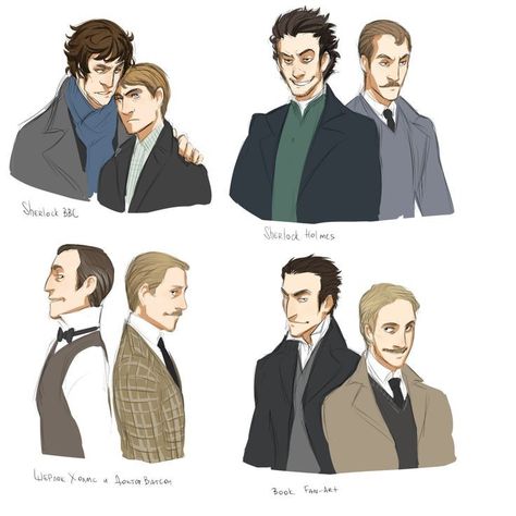 Love these sketches Rdj Johnlock, Sherlock Holmes Robert Downey Jr, Sherlock Holmes Fandom, Black Butler Meme, Johnlock Fanart, John Lock, Holmes Movie, Sherlock Holmes 3, Sherlock Series